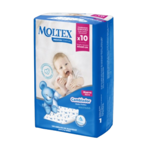 Vienkartiniai neperšlampantys paklotai kūdikiams Moltex Premiuim Comfort babyland.lt