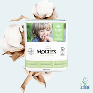 Moltex Pure&Nature ekologiškos sauskelnės vaikams MAXI babyland.lt